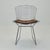 Harry Bertoia Mid-Century Wire Chrome Side Chair by Harry Bertoia, Italy, 1980s For Sale - Image 4 of 11