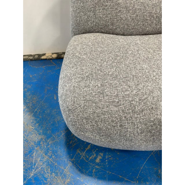 Modern Slipper Swivel Chair. For Sale - Image 4 of 7