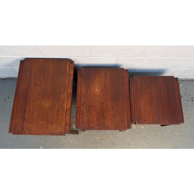 Mid 20th Century Mid-Century Danish Rosewood Nesting Tables For Sale - Image 5 of 11