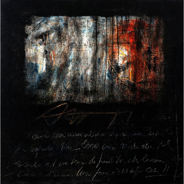 Massimo D'Orta, Il Grande Inverno MD 55, Abstract Painting, Mixed Media on Canvas, 2008 For Sale - Image 7 of 7