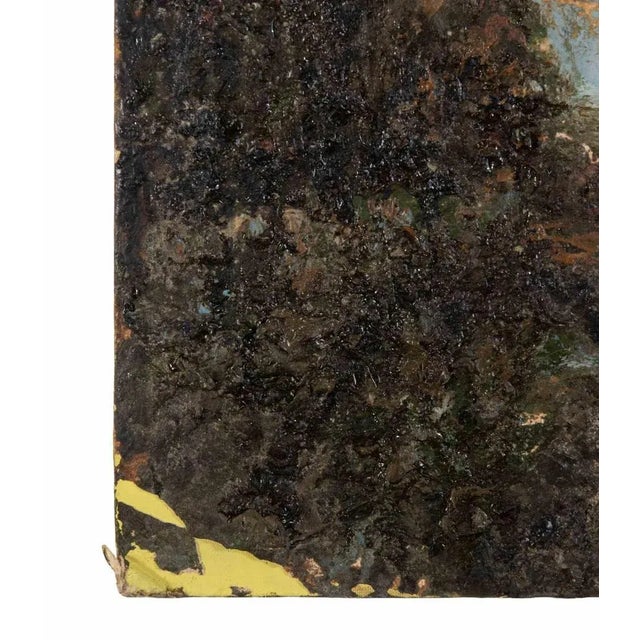 Oil on cardboard realized by Paolo La Motta (1972) in the early 2000s. Very good condition ecept for some loss of color in...