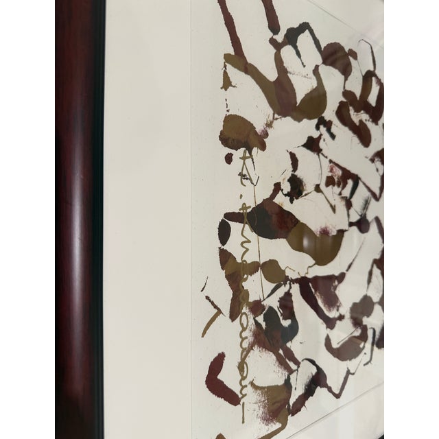 1980s 1980s Kamran Khavarani - Untitled Abstract, Oil on Canvas For Sale - Image 5 of 5