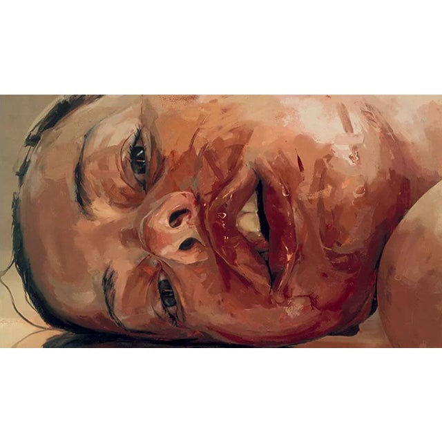 English Jenny Saville Reverse Official Exhibition Poster For Sale - Image 3 of 3