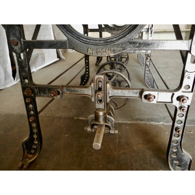 Table on Necchi Sewing Machine Base, 1920s For Sale - Image 4 of 11