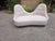 2-Seater Sofa with Double-Humped Backrest in White Teddy Bear Bouclé by Gio Ponti, 1990s For Sale - Image 9 of 15