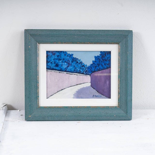 Piero Mazzi, Corner, Painting, Framed For Sale - Image 4 of 4