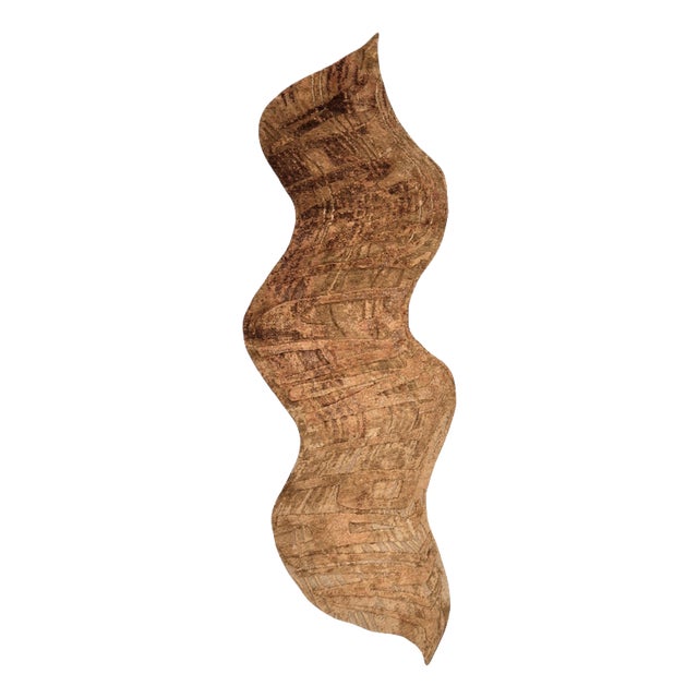Hand-Knotted KCP Orange Rug by Dinodo Studio For Sale