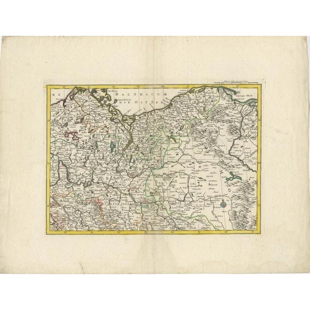 German Map of North-Central Europe For Sale - Image 3 of 8