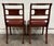 Vintage Willett Furniture Regency Style Barley Twist Top Mahogany Dining Chairs For Sale - Image 11 of 12