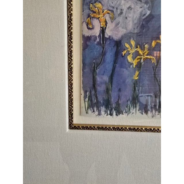 Early 19th Century Early 19th Century Monet Lithograph in Gold Frame For Sale - Image 5 of 11