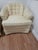 Mid-Century Modern A Perfect Set of Vintage Cream Boucle Swivel Barrel Chairs For Sale - Image 3 of 4