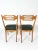 Mid 20th Century 1950s Italian Dining Chairs With Sculptural Backs in the Style of Pirelli Sapsa - Set of 5 For Sale - Image 5 of 15