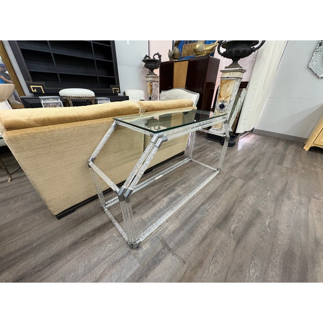 1970s Murano Glass Console Table by Seguso For Sale - Image 5 of 16