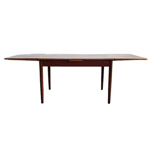 Mid-Century Danish Teak Extendable Dining Table, 1960s For Sale - Image 4 of 15