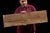 American Antique "Groceries" Hand-Painted Wooden Storefront Sign For Sale - Image 3 of 7