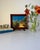 Abstract 20th Century Framed Oil on Panel Abstract Landscape Scene From Paris For Sale - Image 3 of 8