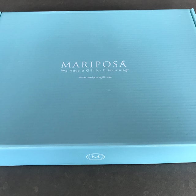 2010s Mariposa Réveillon Rectangular Platter For Sale - Image 5 of 6