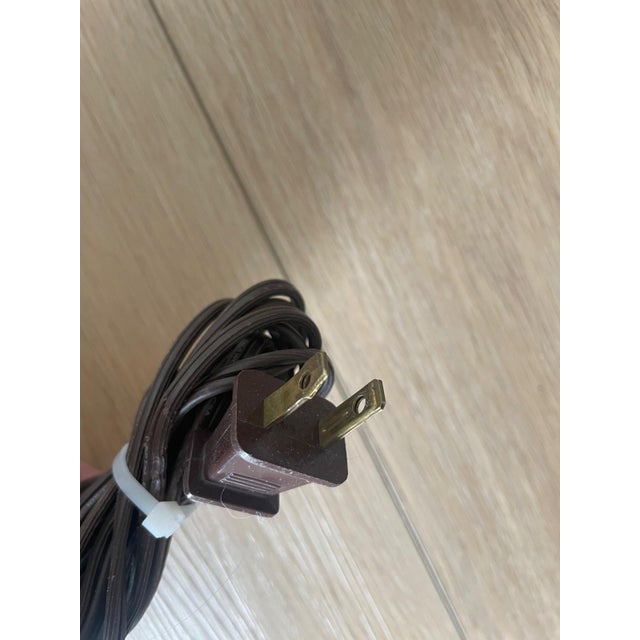 1970s MCM Alsy Style Clamshell Scalloped Gooseneck Pharmacy Floor Lamp For Sale - Image 13 of 15