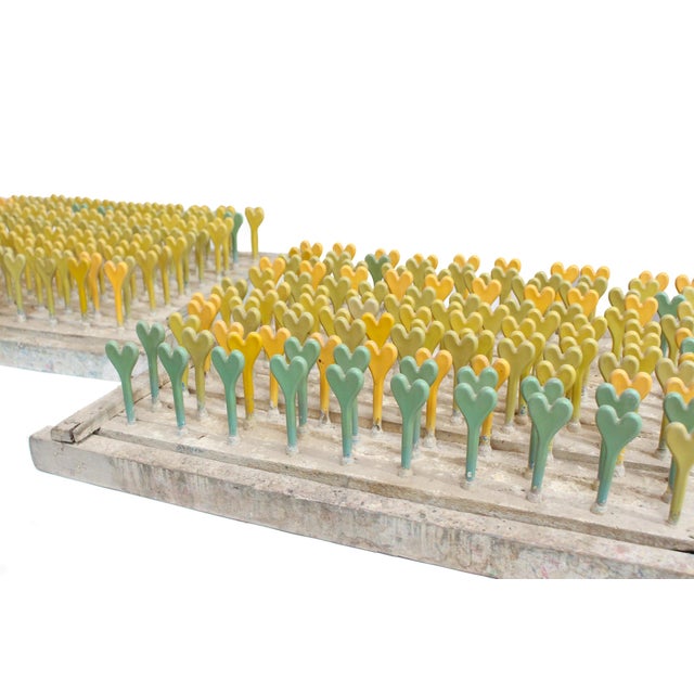 Canary Yellow Pastel Valentine Heart Balloon Mold Mini's For Sale - Image 8 of 11