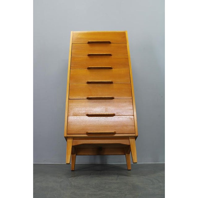 Mid-Century Maple Chest of Drawers, Czechoslovakia, 1960s For Sale - Image 16 of 17