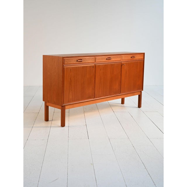 Scandinavian Teak Sideboard, 1960s For Sale - Image 3 of 11