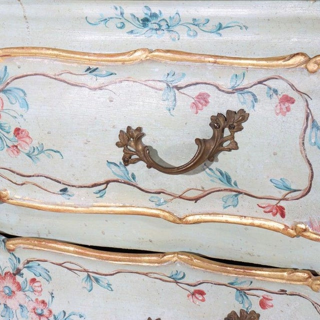 Early 20th Century French Niccolini French Louis XIV Style Hand Painted Bombay Commode Signed 20thC For Sale - Image 5 of 15
