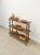 Brown Vintage 3-Tier Shelf Small Mid-Century Bookcase Display For Sale - Image 8 of 11
