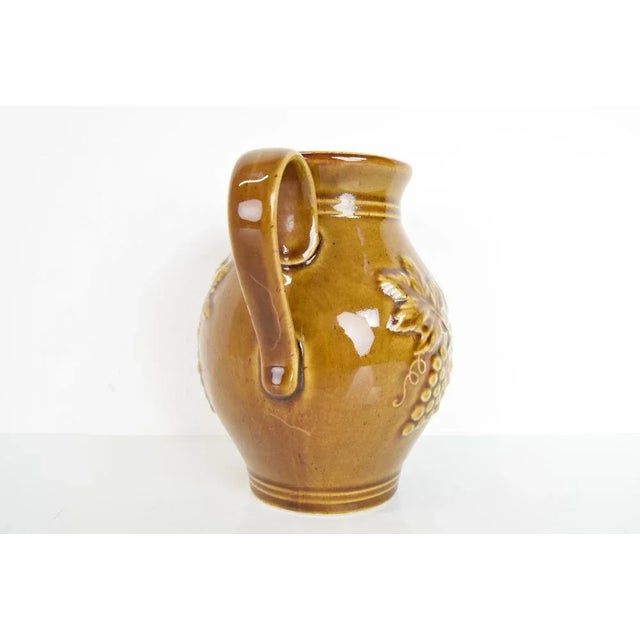 Mid-Century Ceramic Jug, Former Czechoslovakia, 1960s For Sale - Image 4 of 8