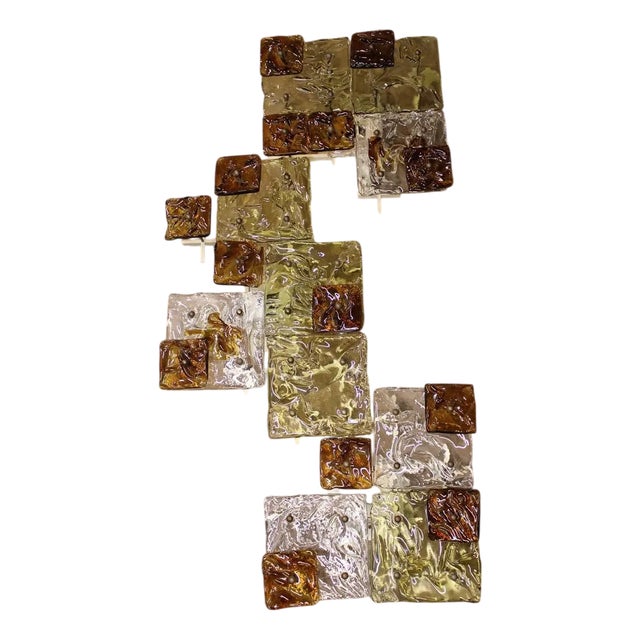 Wall Light Panel by Toni Zuccheri for Venini, 1960 For Sale
