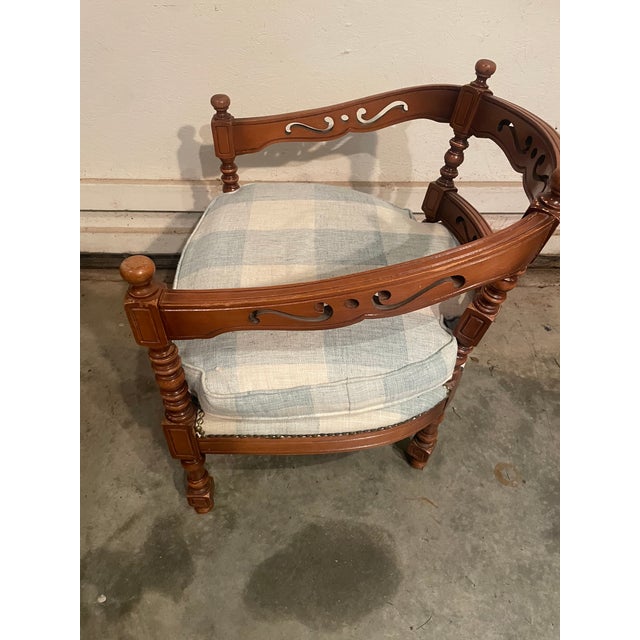 French Armchair With Unique Carving. For Sale In Nashville - Image 6 of 9