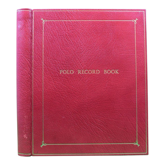 Asprey Polo Record Book For Sale