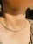 Not Yet Made - Made To Order 7.35 Carats Natural Diamond 18k Gold Wedding Tennis Necklace for Her by VRJewels For Sale - Image 5 of 14