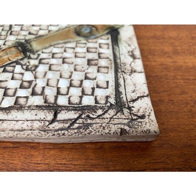 Vintage Studio Pottery Wall Plate, 1970s For Sale - Image 8 of 18