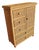 Vintage Wicker Dresser / Chest of Drawers in Boho Chic Coastal Style For Sale