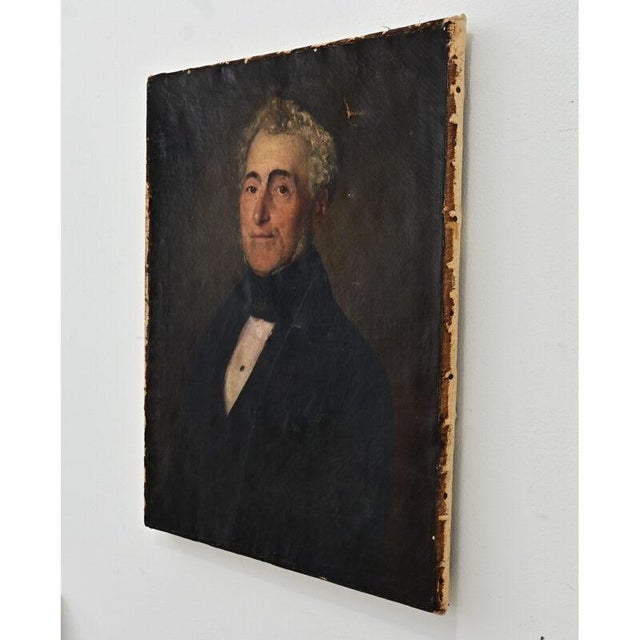 English 18th Century Portrait of Gentleman For Sale In Baton Rouge - Image 6 of 8