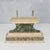 18th Century Antique White and Green Lacquered Wooden Pedestal Base with Faux Marble, 1700s For Sale - Image 5 of 13