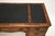 Wood Antique Burr Walnut Leather Top Desk, 1930s For Sale - Image 7 of 9