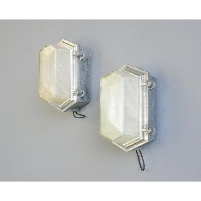 Industrial Bulkhead Lights by Maxlume, 1920s For Sale - Image 14 of 14
