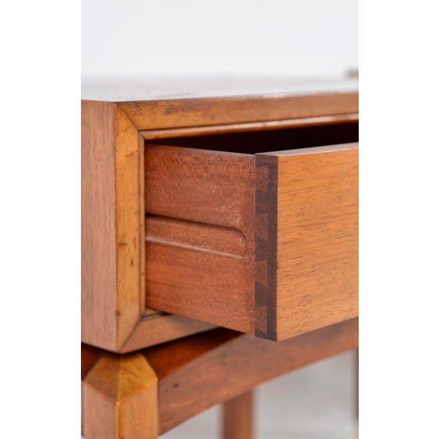 Mid-Century E-Gomme Collector Range Bedside Tables in Walnut and Brass from G Plan, 1960s, Set of 2 For Sale - Image 14 of 18