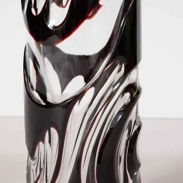 Glass Jiri Jelinek Art Glass "Reva" Vase For Sale - Image 7 of 12