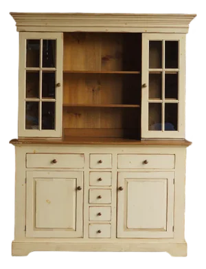 Country Cottage Pine China Hutch