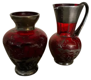 Small Murano Vases from Made Murano Glass, Set of 2