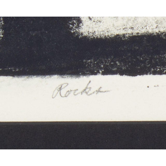 Printmaking Materials Signed 1965 “Rocks” Abstract Monoprint by Joan Farrar For Sale - Image 7 of 9