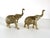 Indian Embossed Brass Elephants, a Pair For Sale - Image 3 of 11