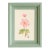 Original Hand-Painted Wild Rose Painting in a Hand-Painted Frame. For Sale