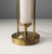 Mid-Century Modern Bauhaus Table Lamp in Brass & Opaline Glass, Czech Republic, 1930s For Sale - Image 3 of 8
