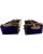 Pair Antique French Cobalt Glass Gilt Bronze Cherub Putti Wall Sconces For Sale In Washington DC - Image 6 of 13