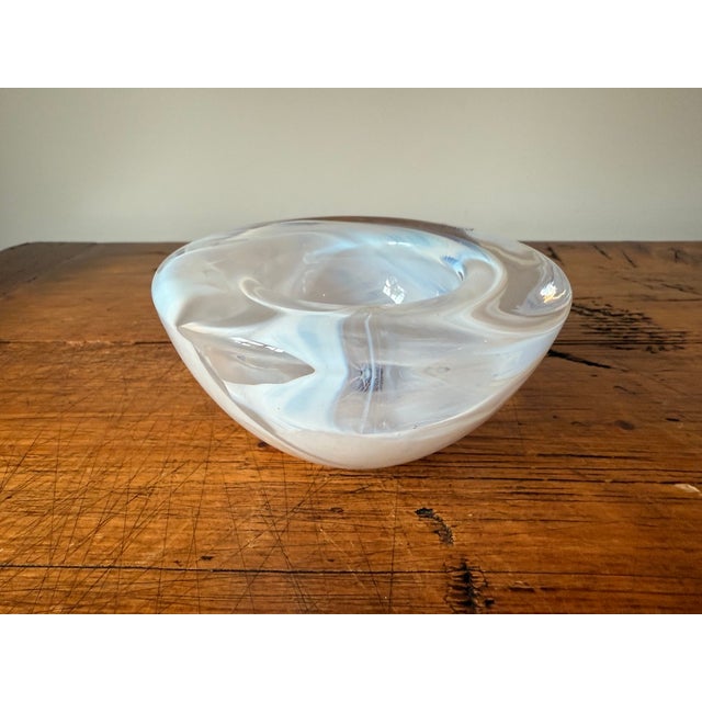 Late 20th Century Late 20th Century Kosta Boda "Atoll" Votive Candle Holders- a Pair For Sale - Image 5 of 6