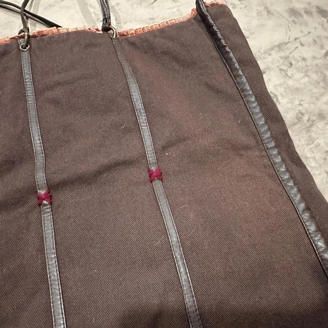 1990s Hippies Style Hand-Crafted Unique French Tote Bag by Jamin Puech For Sale - Image 14 of 15