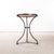 Beige Small French Round Gueridon Table with Marble Top, 1950s For Sale - Image 8 of 8